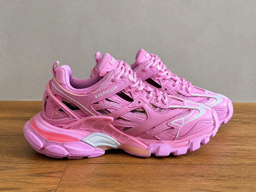 Balenciaga Pink Chunky Sneakers US 7 - Picture 3 of 10